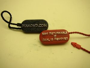 Jewelry Plastic Locking Tag
